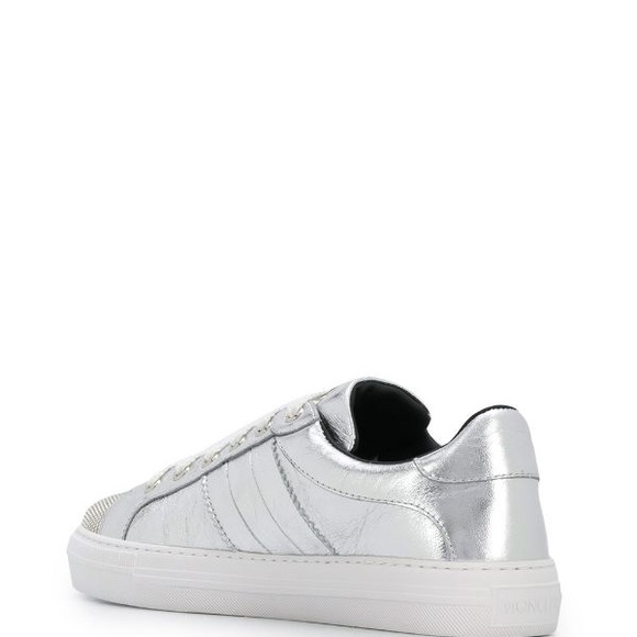 Moncler Ariel silver sneakers - Picture 4 of 11